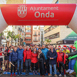 Más de 500 corredores se dan cita en Onda para despedir el año con la San Silvestre