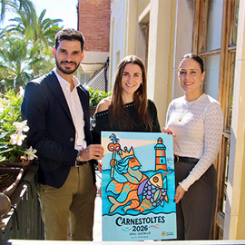 Elisa Chiva ilustra el Carnestoltes 2026 del Grao de Castellón con ´Del Mar a la Festa´