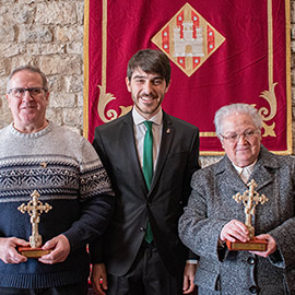 Susana Pitarch y Jesús Royo reciben las cruces de Santa Lucía 2026