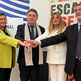 Presentación de Escala a Castelló como eje de la Vía Mediterránea junto a Sète y La Spezia