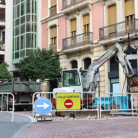 Las obras del TRAM mantendrán el acceso para residentes y carga y descarga en Gasset, Alloza, Luis Vives y Temprado