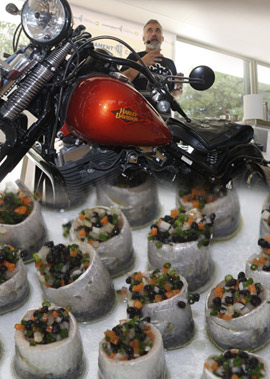Menú “BIG TWIN” : Sergi Arola, las Harley-Davidson y las sardinas de Castellón