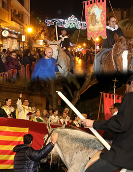 Benicàssim vive con fervor una de sus tradiciones más arraigadas con el reparto de la Coqueta previa al día del patrón