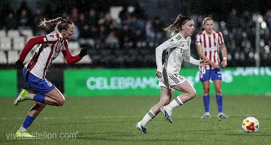 Primera semifinal de la Supercopa de España femenina entre el Real Madrid y el Atlético
