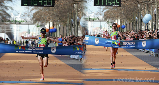 Álex García y Júlia Font vencen en la 41ª edición de la Media Maratón más multitudinaria