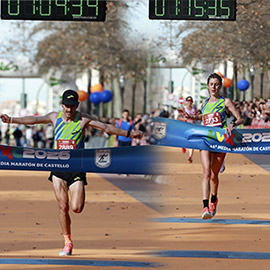 Álex García y Júlia Font vencen en la 41ª edición de la Media Maratón más multitudinaria