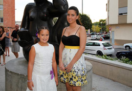 Victoria Salvador Navarrete y Andrea Ballester Álava reinas de  Sant Pere 2012
