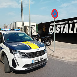 Curso pionero de la Policía Local de Castellón sobre seguridad en el fútbol profesional