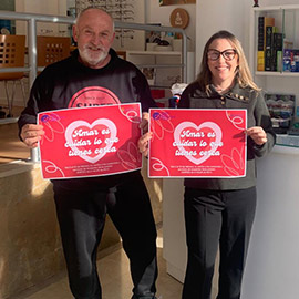 Campaña especial con motivo de San Valentín para fomentar las compras de proximidad en Benicàssim
