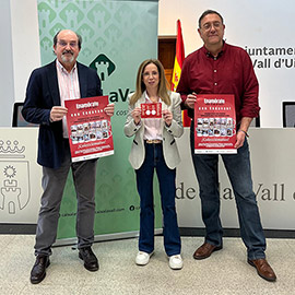 Endavant anima a enamorarse de la Vall realizando las compras de San Valentín en el comercio local