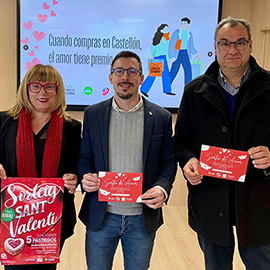 Photocall y sorteos para celebrar San Valentín este sábado en Castellón
