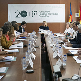 Marta Barrachina respalda el Plan Estratégico 2026-2030 de la Fundación Hospital Provincial para consolidar su liderazgo en investigación, formación e innovación sanitaria