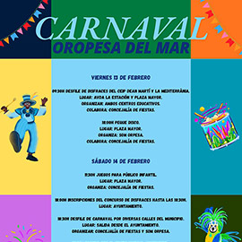 Oropesa del Mar celebra el Carnaval este fin de semana