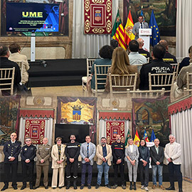 La Diputación de Castellón celebra una conferencia sobre gestión de catástrofes impartida por la UME