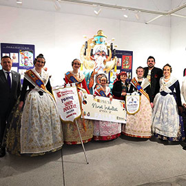 La Diputación de Castellón mantiene viva la tradición josefina en Burriana con 2.100 euros para el Ninot Indultat