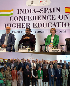 La UJI participa en una cumbre universitaria histórica entre la India y España para afianzar las relaciones académicas y científicas