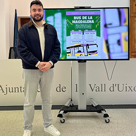 L´Ajuntament de la Vall d´Uixó posa en marxa un servei especial d´autobús per al Dia del Pregó de la Magdalena