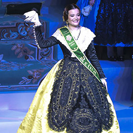 Castellón rinde homenaje Clara Sanz, Reina de las Fiestas 2026