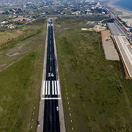 Mejoras en el asfaltado de la pista del Aeroclub de Castellón