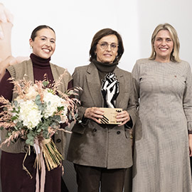 Reconocimiento a M.ª Carmen Miralles por su trayectoria profesional, su liderazgo empresarial y su firme compromiso con la igualdad