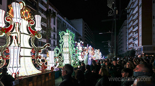 La Encesa de les Gaiates ilumina Castellón