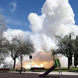 Mascletà a cargo de Pirotecnia Alto Palancia