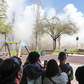 Cuarta jornada del XXX Concurs de Mascletaes ´Ciutat de Castelló´ a cargo de Global Foc