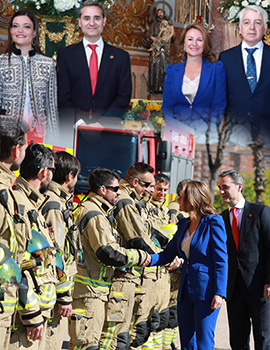 Actos organizados con motivo de la celebración del patrón de los bomberos, San Juan de Dios