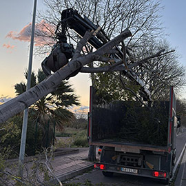 Los Bomberos de Castellón realizan más de 150 servicios debido a los efectos del viento