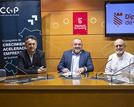 La Diputación de Castellón y Espaitec impulsan el crecimiento empresarial de la provincia con la 14.ª edición de Castellón Global Program