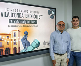Onda proyectará los cortometrajes seleccionados en la IX Mostra Audiovisual Vila d´Onda ´En Xicotet´ el 1 y 2 de mayo