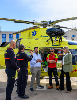 El Consorcio Provincial de Bomberos mejora el tiempo de respuesta durante Semana Santa con el helicóptero de rescate
