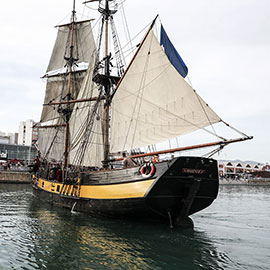 Recepción a los capitanes de las embarcaciones participantes en la novena edición de Escala a Castelló