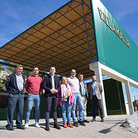 La Diputación de Castellón invierte más de 190.000 euros para la cubierta y renovación del frontón de Villamalur