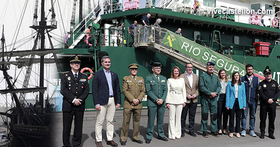 Visita oficial a las embarcaciones Vera Cruz y a la patrullera de la Guardia Civil Río Segura