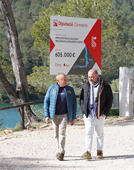 La Pobla de Benifassà refuerza la seguridad de sus vecinos en la CV-105 con las obras que Diputación financia con 605.000 euros