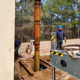 El Consorcio Provincial de Aguas actúa de emergencia en el pozo de Meanes con una inversión de 100.000 euros para garantizar el abastecimiento de agua