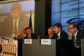 El Alcalde de Castellón defiende en Bruselas la ejecución del Corredor Mediterráneo