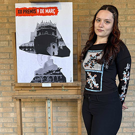 Lucía Sánchez gana el concurso de cartel de los Premis 9 de Març de la Asociación Gregal