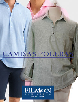 Modernas y estilosas camisas poleras para vestir esta nueva temporada en Filman