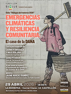 ¿Estamos preparados para el próximo revés climático? Literatura, periodismo y víctimas se unen en Castelló para que el olvido no sepulte la DANA