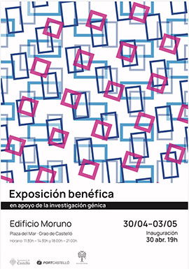 Antian organiza una nueva exposición benéfica en la Sala Moruna con más obras y más artistas para la investigación génica