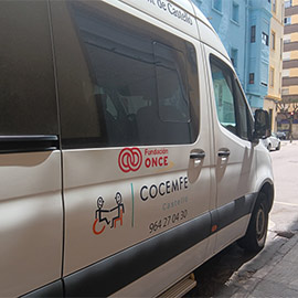 Más de 240 personas con discapacidad se benefician del servicio de transporte adaptado de COCEMFE Castelló en 2025