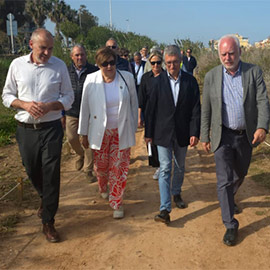 García Valls destaca el compromiso inversor del Gobierno para actuar en la costa de Castellón