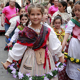 Castellón celebra el ´Pregonet´ que anuncia la fiesta de la Mare de Déu del Lledó