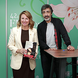 Juan del Val en la clausura de la Fira del Llibre de Castellón