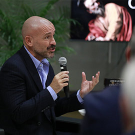 Presentación de la novela de Jaime de los Santos, ´El evangelio según Caravaggio´