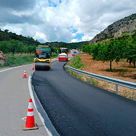 La Diputación de Castellón intensifica la mejora de carreteras para garantizar la seguridad y la conectividad en el interior de la provincia
