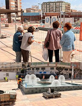 Onda adjudica ayudas a negocios de Plaza España mientras las obras encaran su fase final