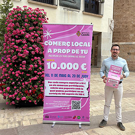 Castellón sortea 100 cheques de 100 euros en la nueva edición de ´Comerç local a prop de tu’´